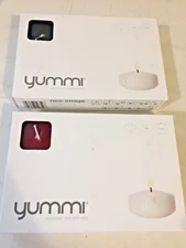 Yummi Floating Candles, 2 packs of 6, (12 total) 6 hour, New, Color as shown