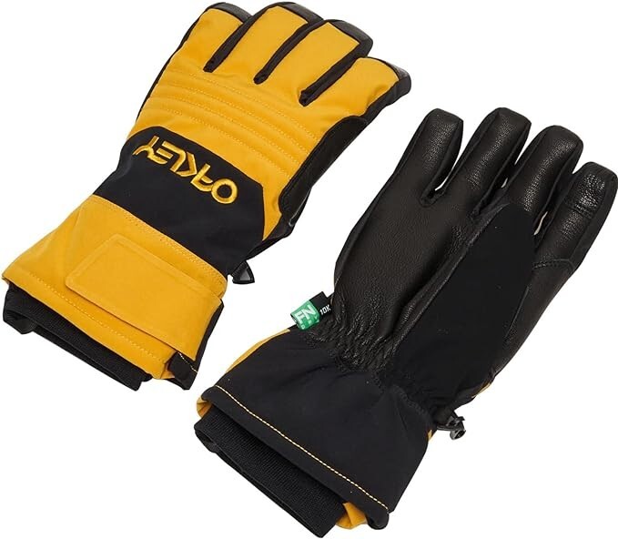 Guantes para hombre Oakley Snow 2024 BIB - amarillo ámbar/negro talla MED ÚLTIMO