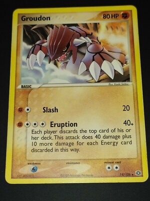 GROUDON - 14/106 - EX EMERALD - ENG - POKEMON