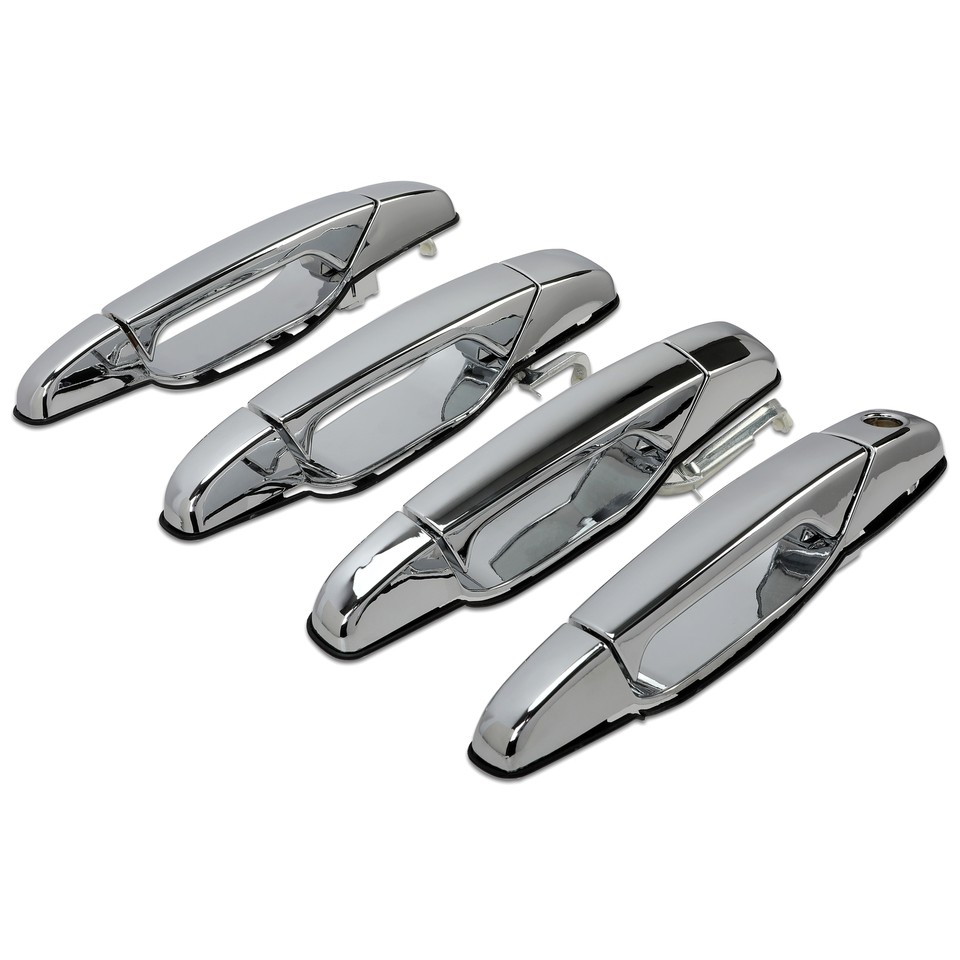 Poignée De Porte Set 4X Chrome Exterior Door Handle For Chevy Tahoe GMC Yukon Sierra Denali 07-13 The Doors Matrix - Foto 6