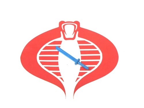 GI Joe Weapon Street Fighter RYU Short Sword 1993 Original Figure Accessory