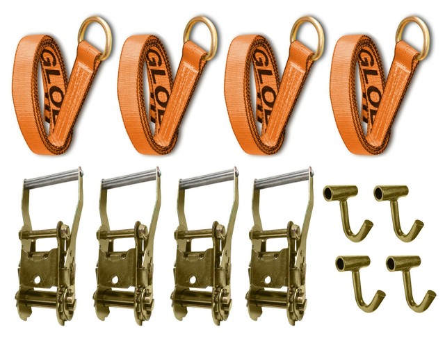 Wheel Straps Tie Downs 12pc Lasso Straps Wheel Lift Strap Ratchet J Finger Hook Set For Tow Lift And Wheel Combo - Foto 10