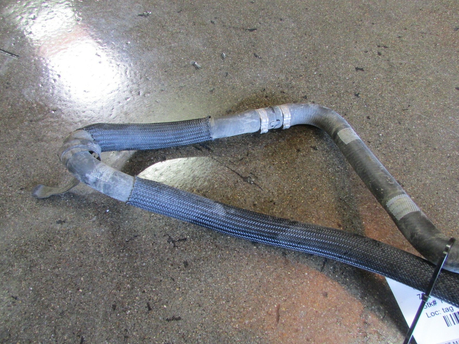 Maserati Ghibli, Water Hose/Pipe Engine to Radiator, Used, P/N 670003618
