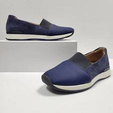 Vionic Shoes Women's Size 7 Cameo Slip On Comfort Shoes Navy Blue 10010028
