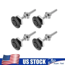 4 PCS Car Bumper Latch Quick Release Push Button Hood Bonnet Pins Lock Clip US