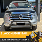 <!--F#f_0-->PS4X4 Nudge Bar Powder Coated Black Guard to suit GWM Great Wall Cannon X Ute<!--F/-->