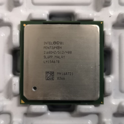 Intel Pentium 4 P4 2.6GHz SL6PP 512 KB 400MHz Socket 478/N CPU Processor For PC - Picture 1 of 2