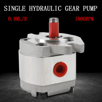 Hydraulic Gear Pump Flat Keyed Shaft SAE Flange Mounting Mini High Pressure