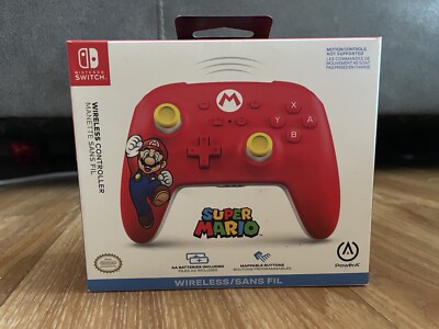 Nintendo Switch Power A Super Mario Bros 3 Enhanced Wireless Controller NEW