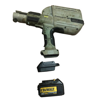 Battery adapter for  Dewalt 20V battery to Viega Picco pressgun Press plumbing