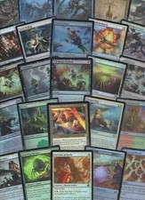 Magic The Gathering Single Foil Cards - Lands, Commons, Un-commons and Rares