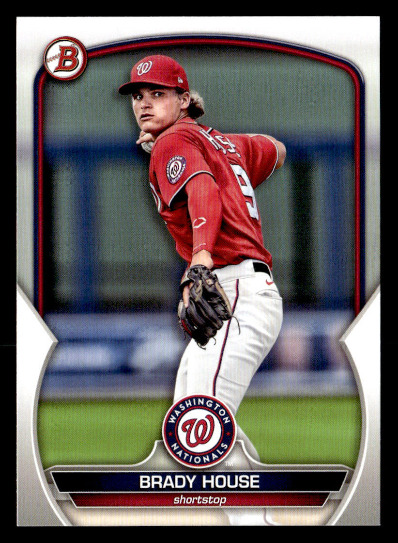 2023 Bowman 1st Edition #BPPF-68 Brady House Card Washington Nationals