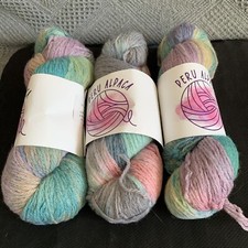 alpaca wool blend yarn hank 3 100g  A901 