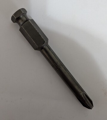 #3 PHILLIPS [OAL: 3-1/2] [APEX 483X] 7/16 HEX DRIVE IMPACT BIT (QTY: 1) USA NOS