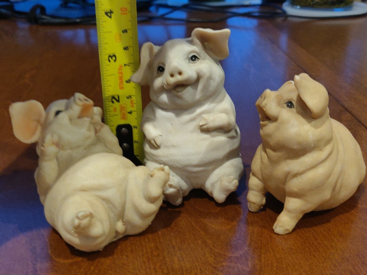Set Of 3 Vintage Ceramic Pigs | eBay