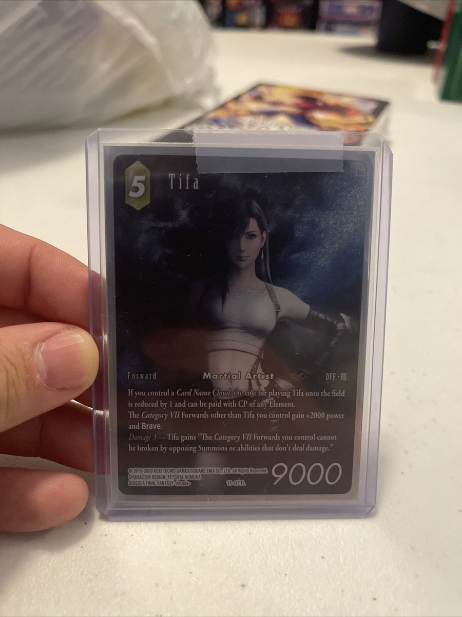 Final Fantasy TCG Tifa Opus XI 11-071L Full Art Legend for