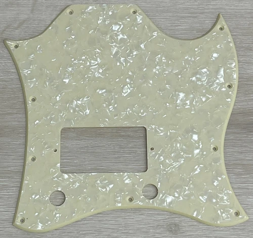 For Gibson SG Standard Single Humbucker Style Guitar Pickguard,1 Ply Cream Pearl