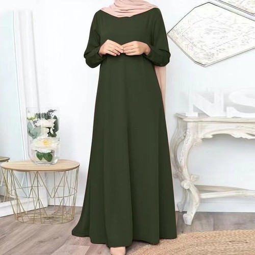 Vestido de fiesta islámico musulmán para mujer ropa de ramadán Dubai Abaya Kaftan S-3XL - Imagen 13 de 13
