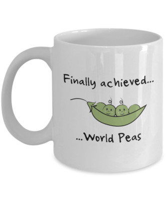 Finally Achieved World Peas Coffee Mug