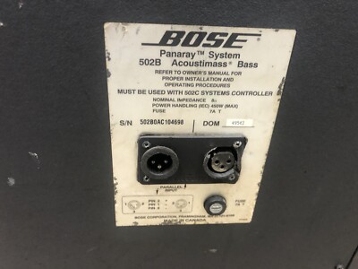 Bose 502b Subwoofers | eBay UK