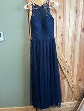 Belsoie Navy Bridesmaid dress, Sz 10 Fits Like Size 2-4
