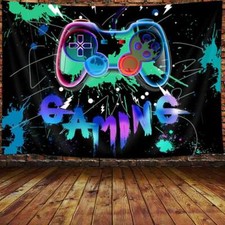 Gaming Wall Art Extra Large Tapestry Wall Hanging Fabric Poster Background Decor