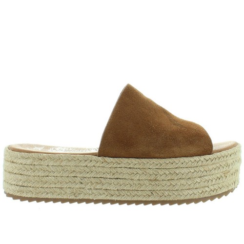 espadrille platform slides