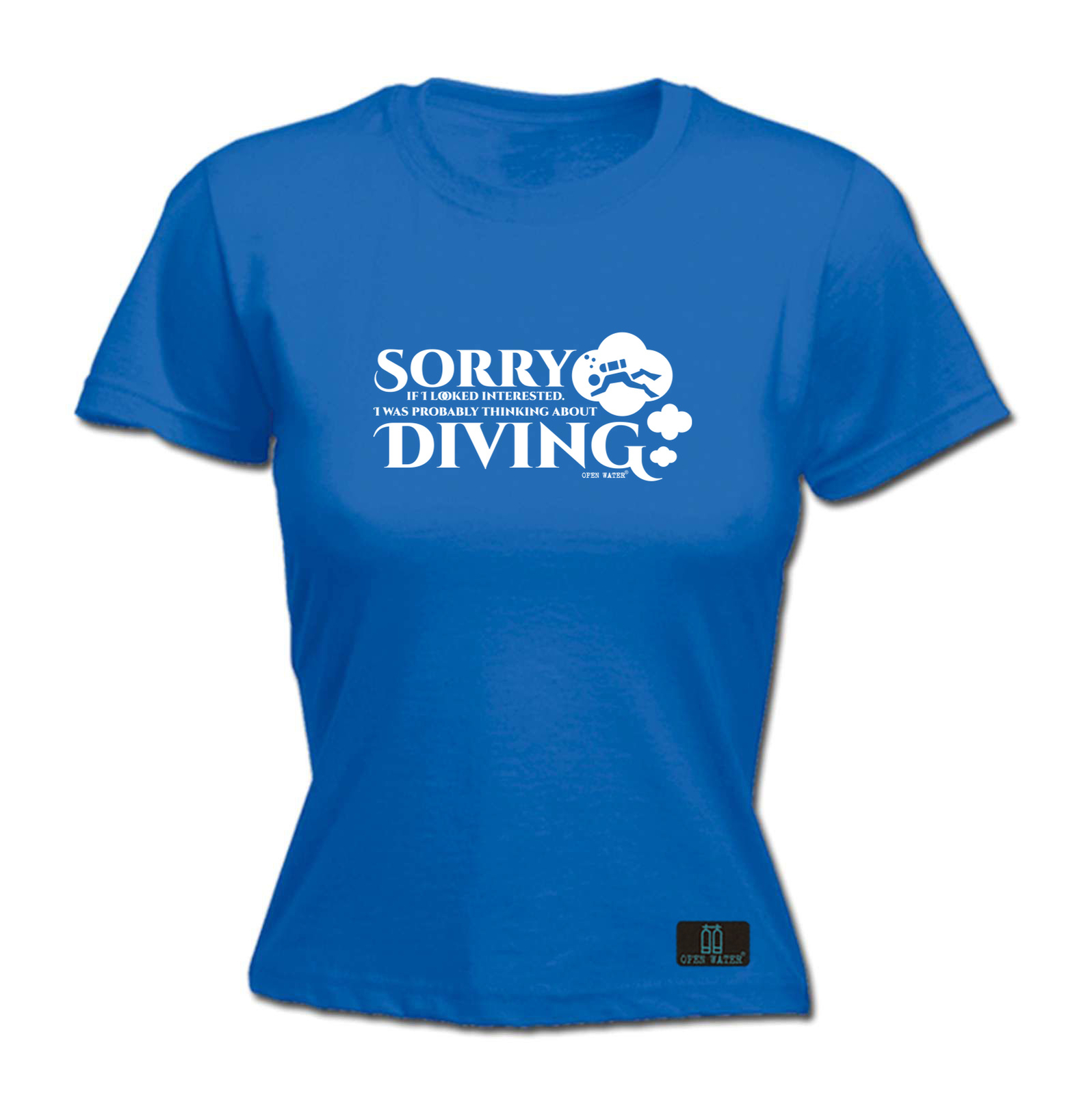Scuba Diving Ow Sorry - Womens T Shirt Funny T-Shirt Novelty gift tshirt