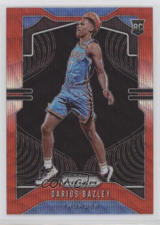 2019-20 Panini Prizm Rookie Ruby Wave Prizm Darius Bazley #289 11jj
