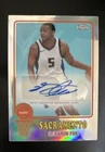 2024-25 Topps Chrome - Autographs De'Aaron Fox #73TA-DF Refractor (AU)