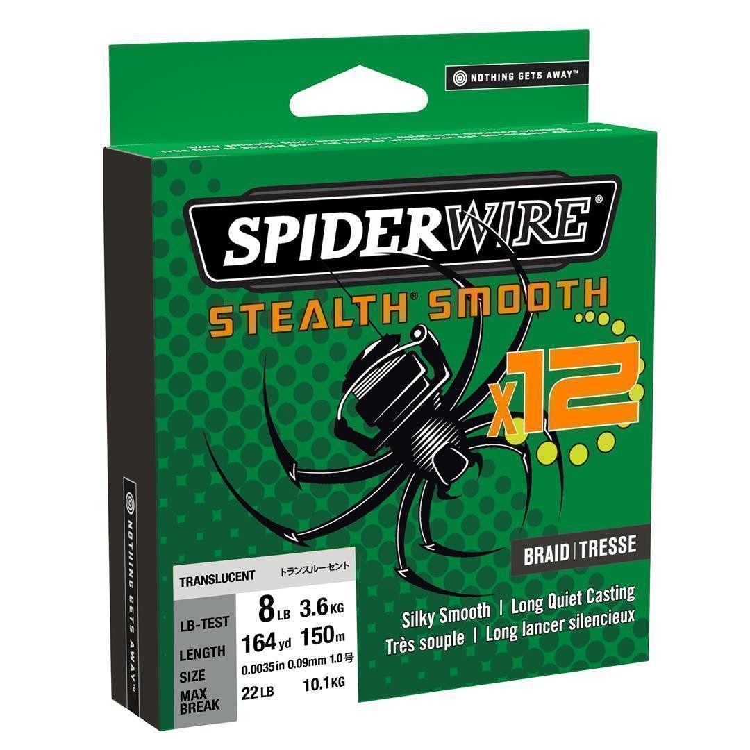 SpiderWire Stealth Smooth 12 0,23mm / 23,6kg / 150m Geflochtene Schnur Weiß