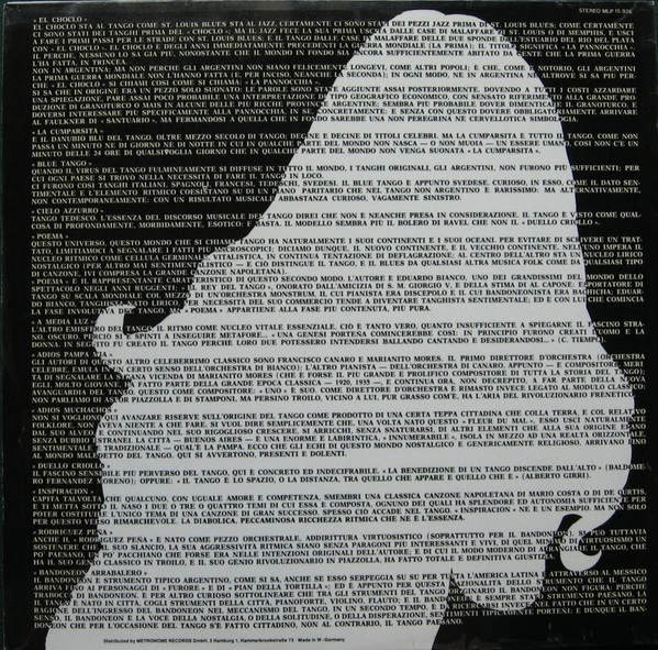 Milva - Tango Pop Tango LP Album RE Gat Schallplatte 220826 - Bild 4 von 4