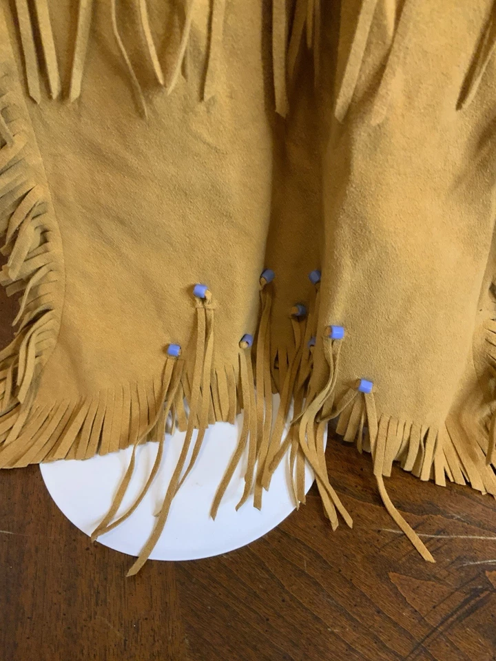 American Girl Doll Kaya Kaya's Meet Outfit Dress Original Deerskin Historical EU - Image 4 of 4