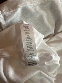 La Perla Intimates Sleepwear US Sz L White Nightgown Negligee Baby Doll Slip