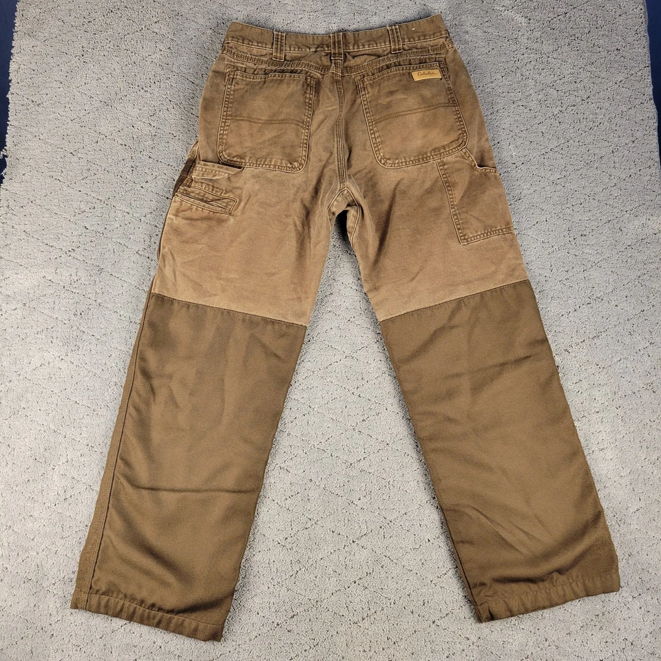 Брюки мужские Cabelas 34 коричневые щеточная защита прямые штанины охотничья рабочая одежда универсальные - Изображение 2 из 4
