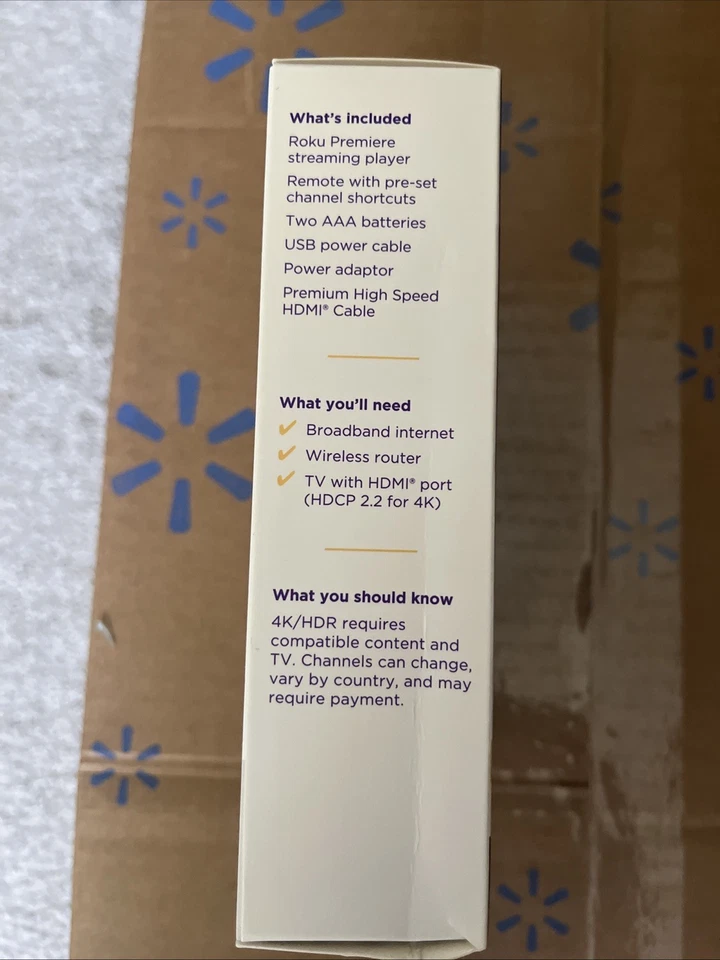 Reproductor multimedia de transmisión Roku Premiere 3920RW SW HD/4K/HDR Foto 3 de 4