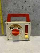 Fisher Price The Teddy Bears Picnic Music Box 792 White Orange 1979 Vintage