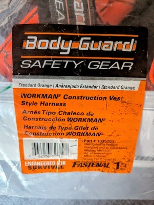 Bodyguard 1335201 EVOTECH No Spad Construction Vest Style harness