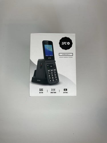 SPC Stella 2 – Senioren-Klapphandy mit großen Tasten, SOS-Taste, einfache Bedien