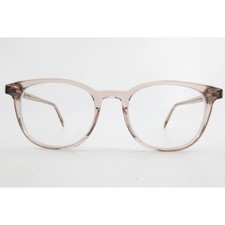 Warby Parker Durand M 668 Eyeglasses Rose Pink Translucent Round Frames