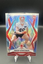 2025 Panini Phoenix - Rookies Carson Schwesinger #201 Silver Hyper (RC)