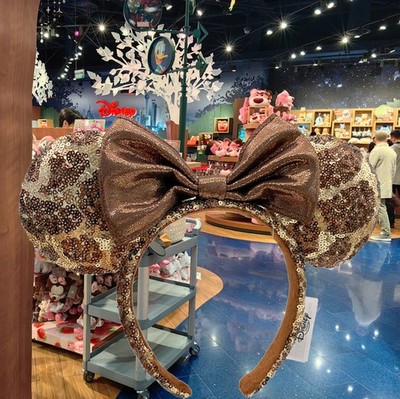 Disney Parks Multi Animal Print Sequin Mouse Ear Headband s-l400.jpg main image 4