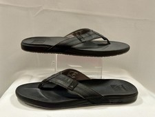 Reef Cushion Phantom Men s 12 Black Flip Flops Thong Sandals Beach Casual
