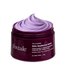 Foxtale De-Tan Face Mask for Glowing Skin| Clay Mask with Lactic Acid ( 75 g)