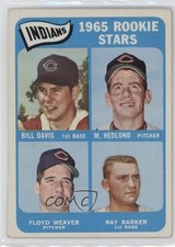1965 Topps High # Bill Davis Mike Hedlund Floyd Weaver Ray Barker #546 1n13