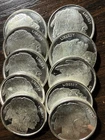 10 x 1/10 Oz Silver Rounds. Indian Head & Buffalo.  .999 Fine.  1 Oz  Ag