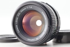Canon New FD NFD 50mm f/1.4 MF Standard Prime Lens for FD Mount w/ Caps