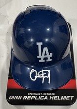 Los Angeles Dodgers Eduardo Quintero Autographed Mini Helmet