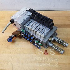Festo Pneumatic Valve Assembly VSVA-B-P53E-ZD-A2-1T-1L NEBV-S1W37-E5-LE26 - USED