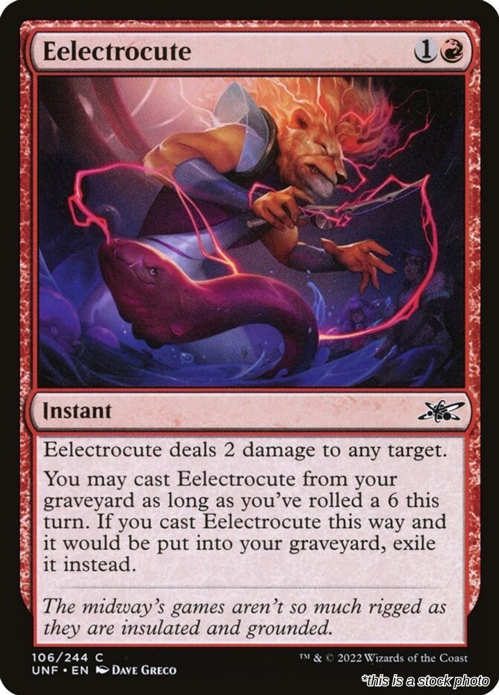 Magic Eelectrocute 106 NM Unfinity UNF